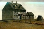 Olson House made with a&nbsp;brush