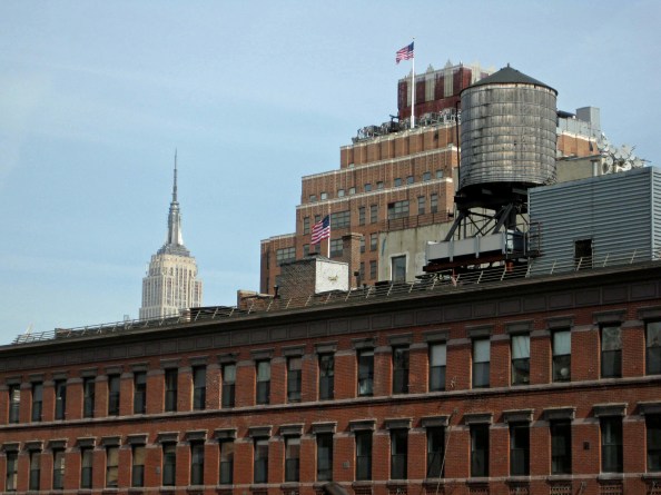 empire state building, water tower, high line, new york city