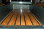 restored vintage GMC truck&nbsp;bed